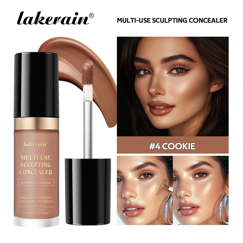 Multi Use Sculpting Concealer Waterproof Matte Coverage for Flawless Face Makeup Daily Routine - 25