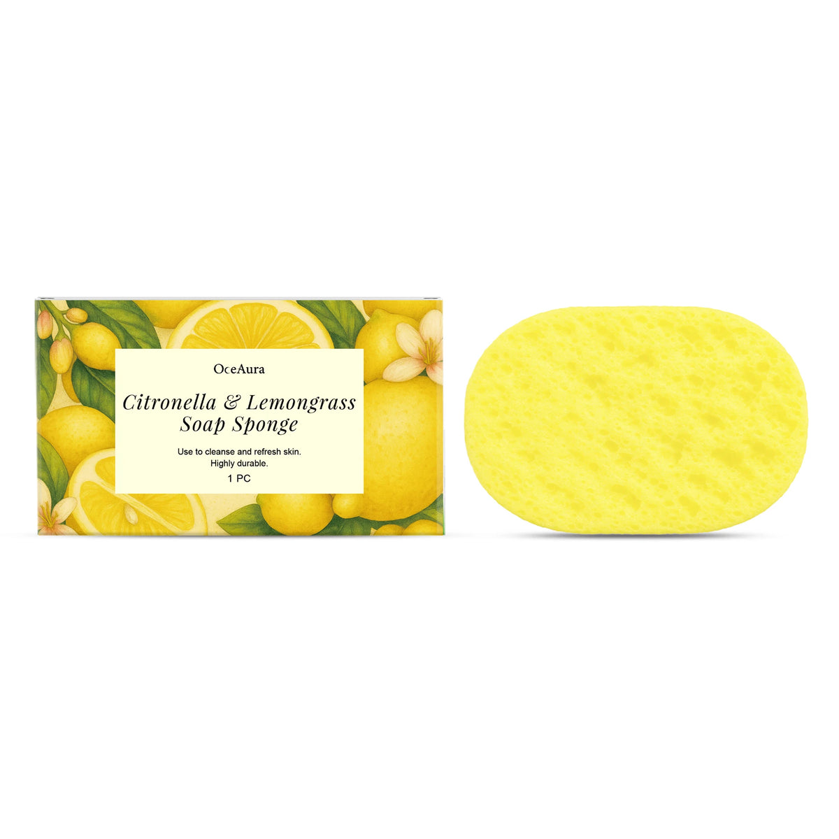 Bath Sponge Exfoliating Body Scrubber for Daily Skin Cleansing and Refreshing Shower Routine