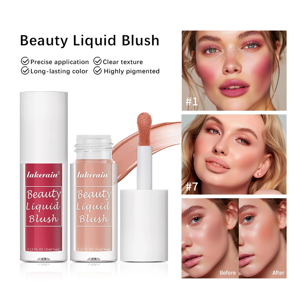 Beauty Liquid Blush Highly Pigmented Long Lasting Tint for Everyday Face Makeup - 2