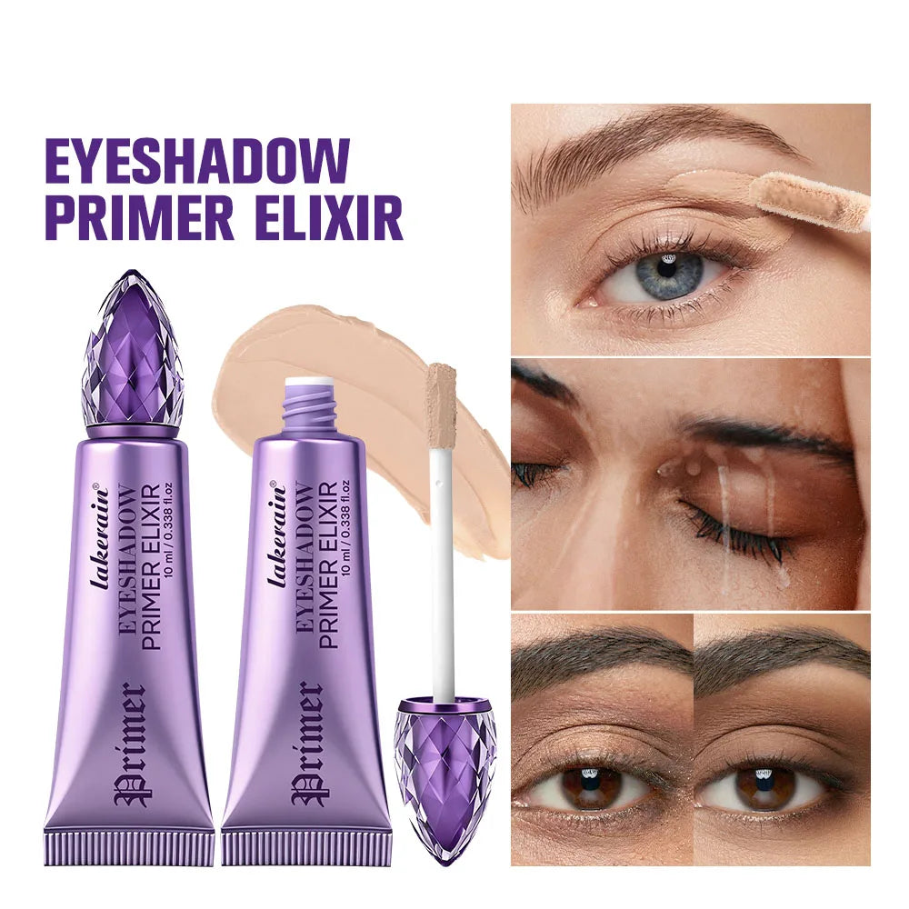 Eyeshadow Primer Elixir Long Lasting Waterproof Base for Women Daily Eye Makeup