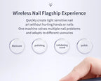 Electric Nail Drill Kit Adjustable Speed Nail File for Home Manicure and Pedicure Care