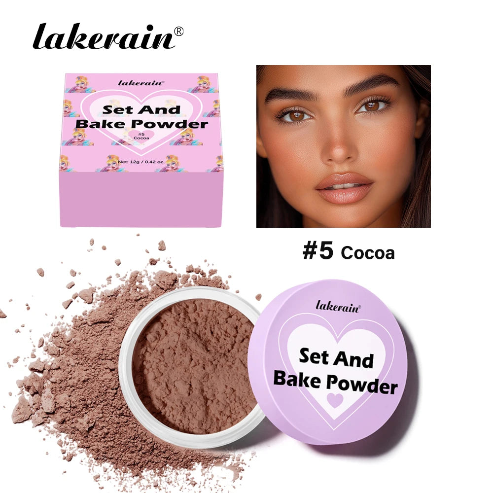 Loose Baking Setting Powder Oil Control Matte Finish for Women for Daily Makeup Routine