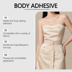 Body Adhesive for Clothing Sweatproof Invisible Hold for Daily Wear and Special Occasions