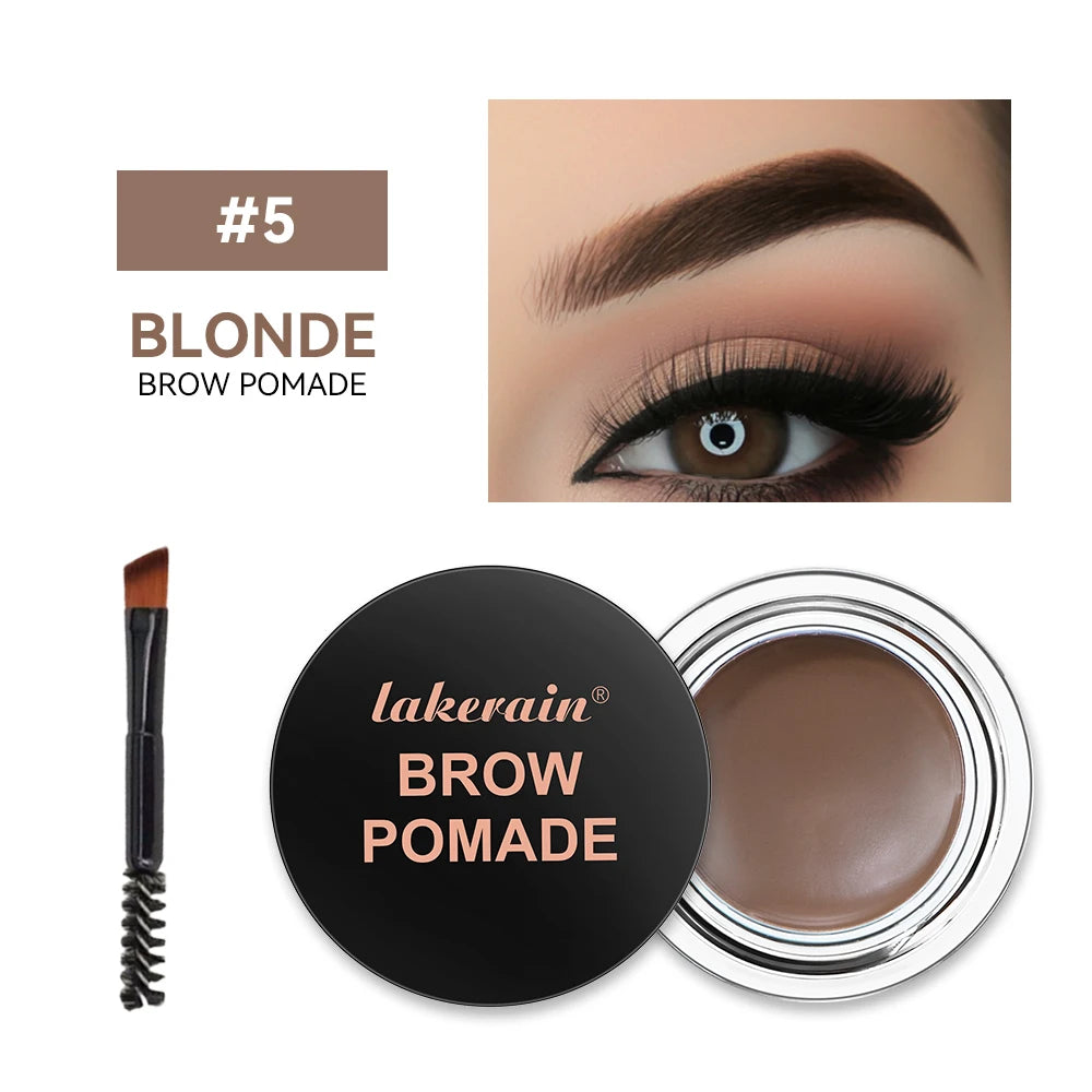 Brow Pomade Waterproof Eyebrow Gel for Natural Tinted Brows for Daily Makeup and Special Events