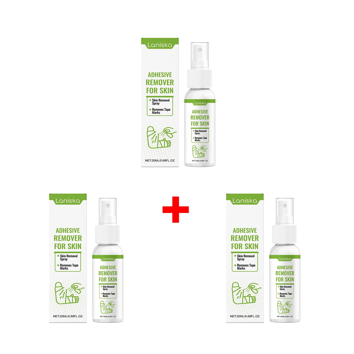 Adhesive Remover Spray for Skin Tape Marks and Bandage Residue for Adults at Home Use