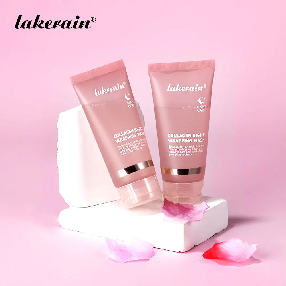 Collagen Night Wrapping Mask Peel Off Anti Aging Treatment for Women at Night
