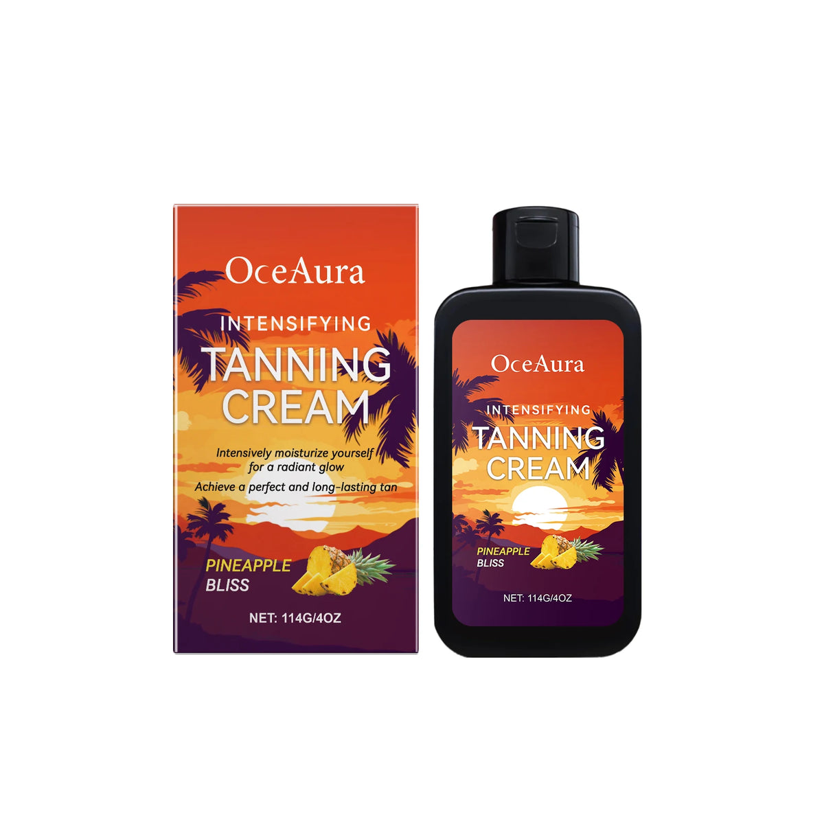 Body Tanning Cream Sunbed Accelerator for Deep Hydration and Radiant Skin Tone All Summer Long