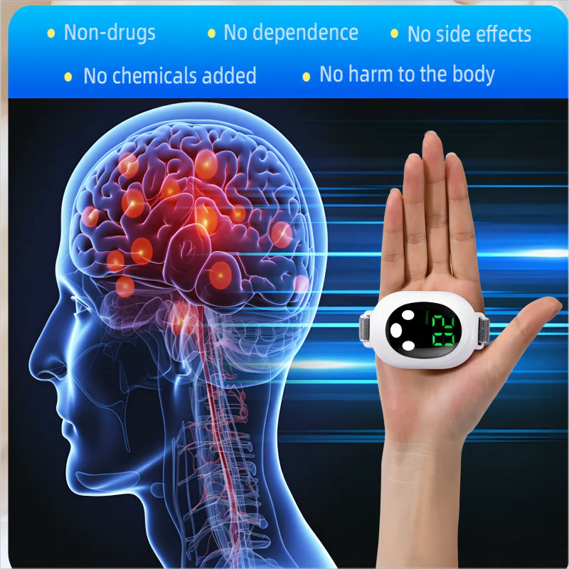 Microcurrent Sleep Aid Device Pulse Massager for Insomnia Stress Relief - 2