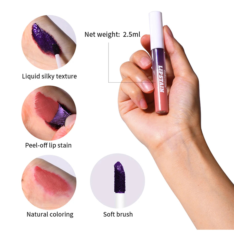 Lip Stain Long Lasting Waterproof Tint for Women Daily Use and Special Occasion Makeup Routine