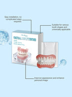 Fake Teeth Dentures Instant Smile Veneers for Men and Women for Natural Looking Oral Comfort