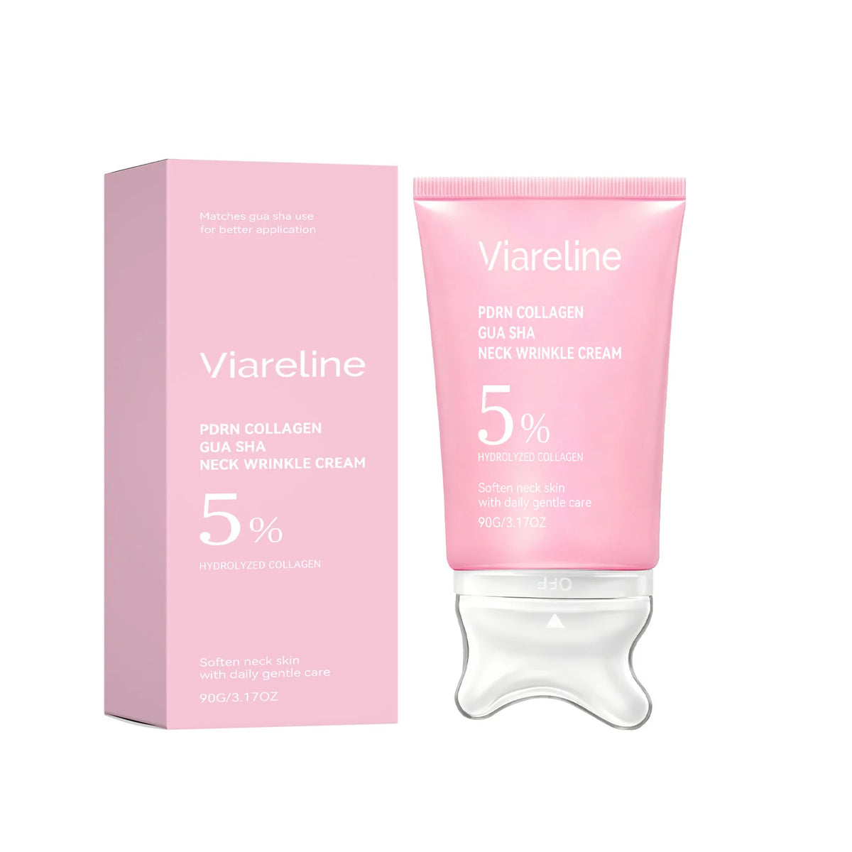Collagen Neck Cream Firming Moisturizer for Dry Skin and Anti Aging Routine Daily Care