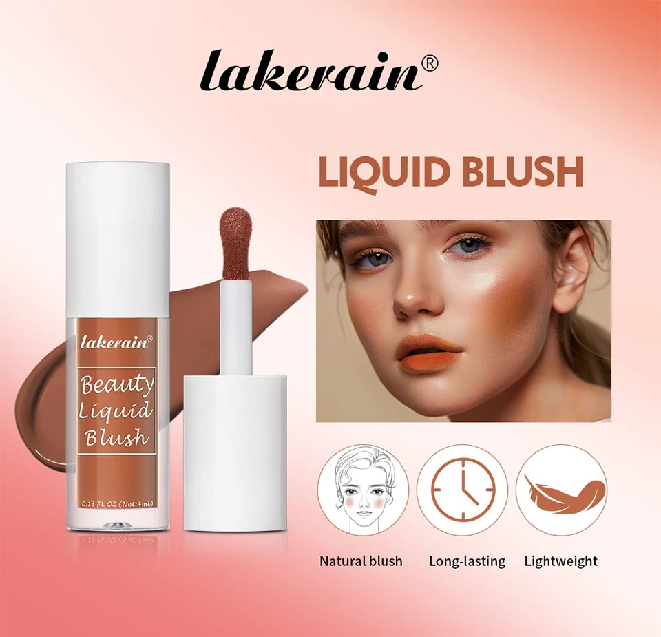 Beauty Liquid Blush Highly Pigmented Long Lasting Tint for Everyday Face Makeup - 7