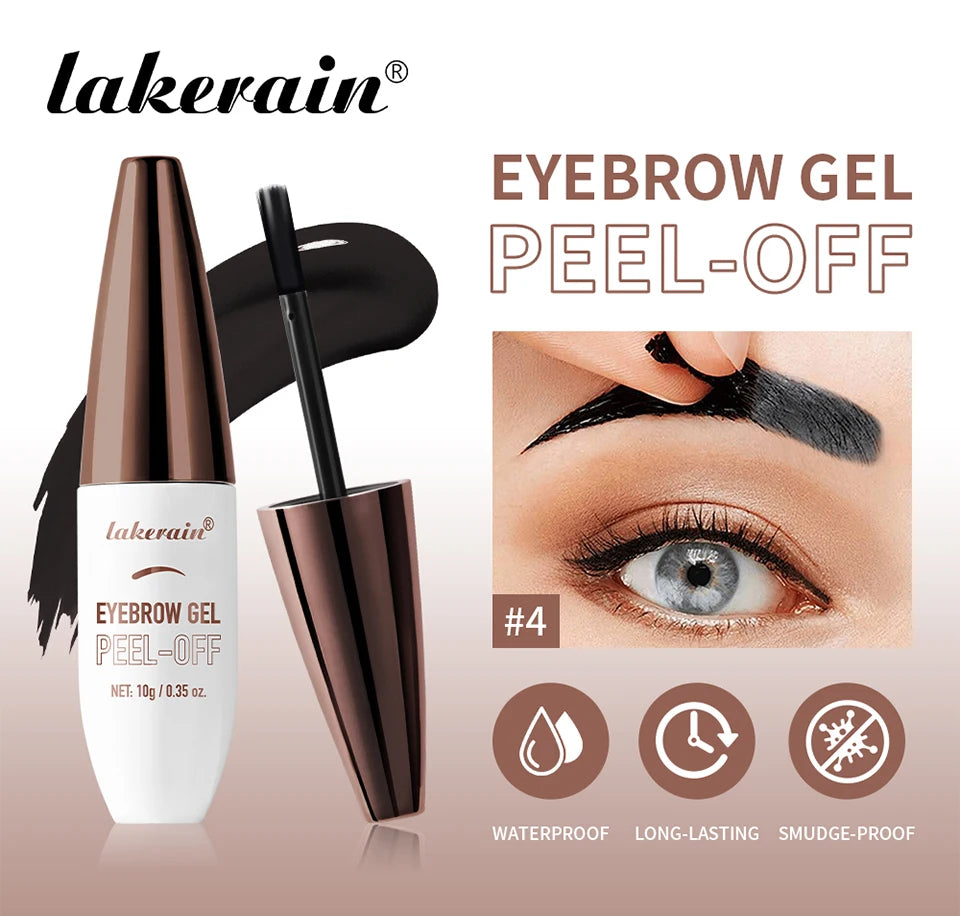 Eyebrow Gel Tattoo Peel Off Waterproof Tint for Beautiful Brows and Makeup Routine