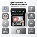 Moldable Silicone Denture Set Natural False Teeth for Instant Smile Improvement at Home Use
