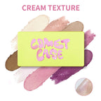 Cream Highlighter Palette Long Lasting Bronzer Blush for Professional Makeup Artists