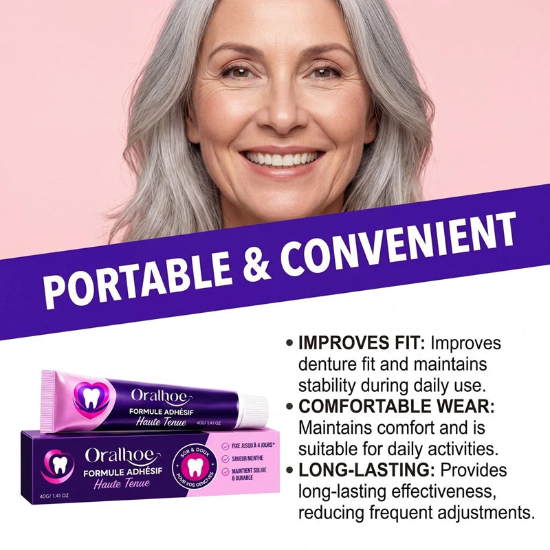 Denture Adhesive Cushion Comfortable Stabilizing Pad for Seniors at Home Daily Oral Care - 8
