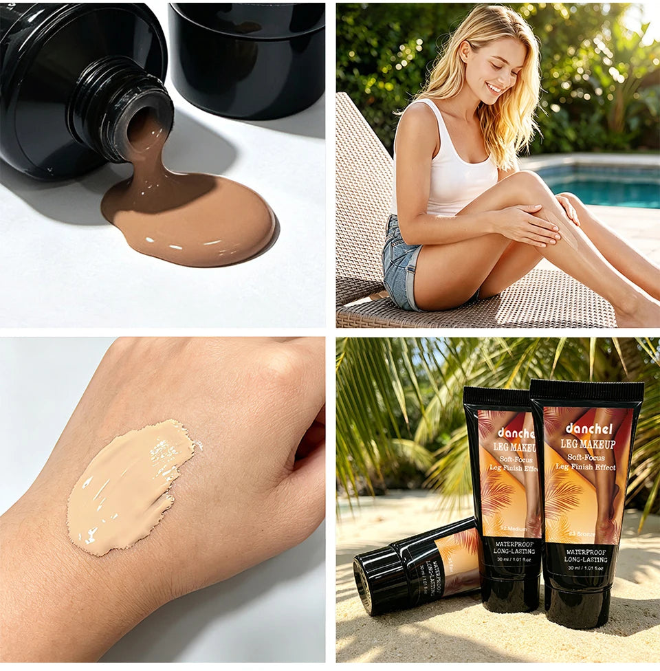 Leg Makeup Body Foundation Long Lasting Concealer for Smooth Skin Finish Everyday