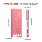 Matte Lip Liner Pencil Waterproof Contour Set for Women to Define Lips at Work or Parties