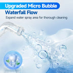 Water Flosser Teeth Cleaner Rechargeable Oral Irrigator for Adults at Home or Travel
