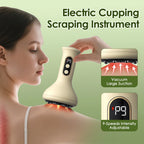 Electric Cupping Massager Scraping Tool Heated Meridian Device for Body Relaxation