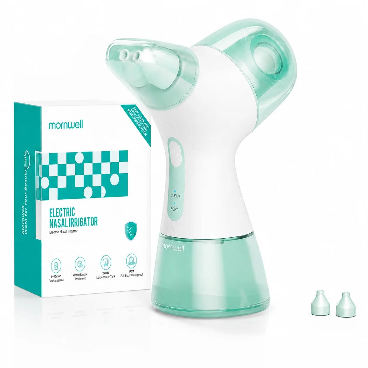 Electric Nasal Irrigation System Sinus Rinse Machine for Adults for Allergy and Congestion Relief