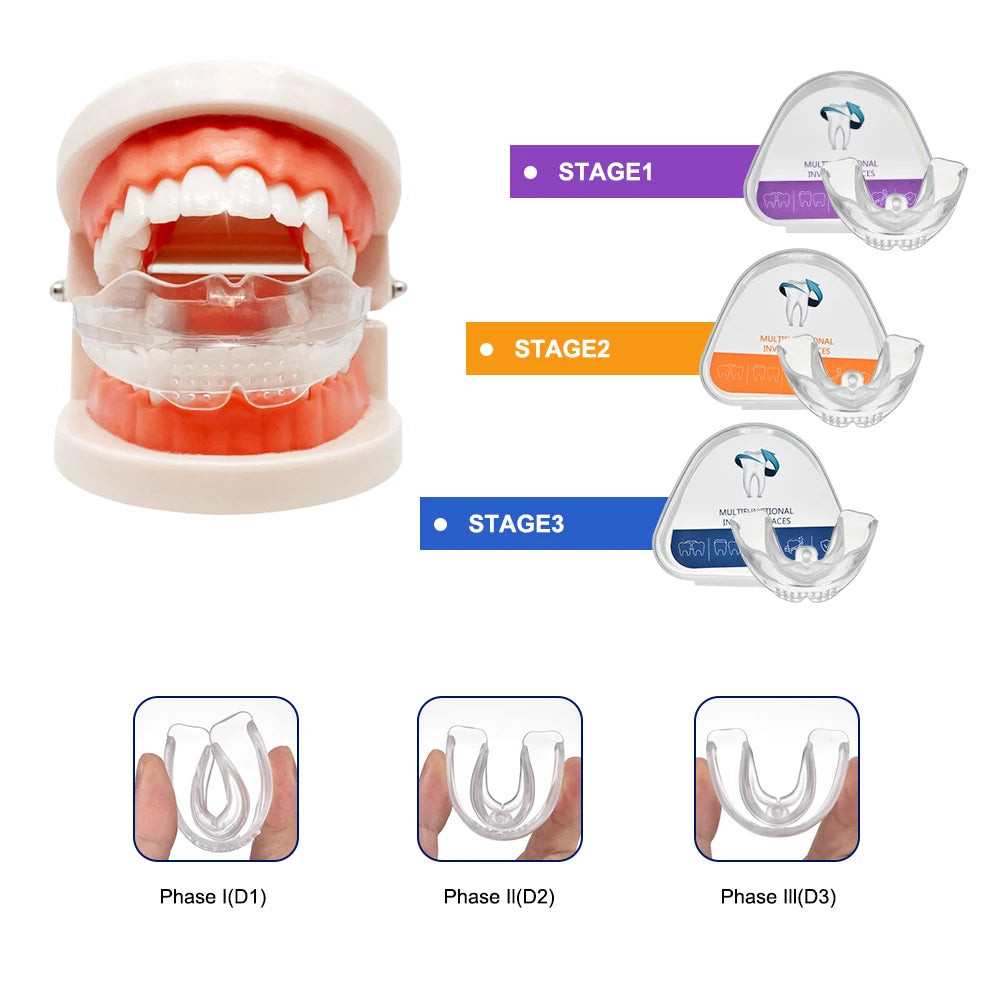Dental Braces Teeth Trainer Alignment Mouthpiece for Adults Daily Corrective Use - 1