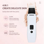 Ultrasonic Skin Scrubber Deep Face Pore Cleaner for Daily Facial Rejuvenation at Home