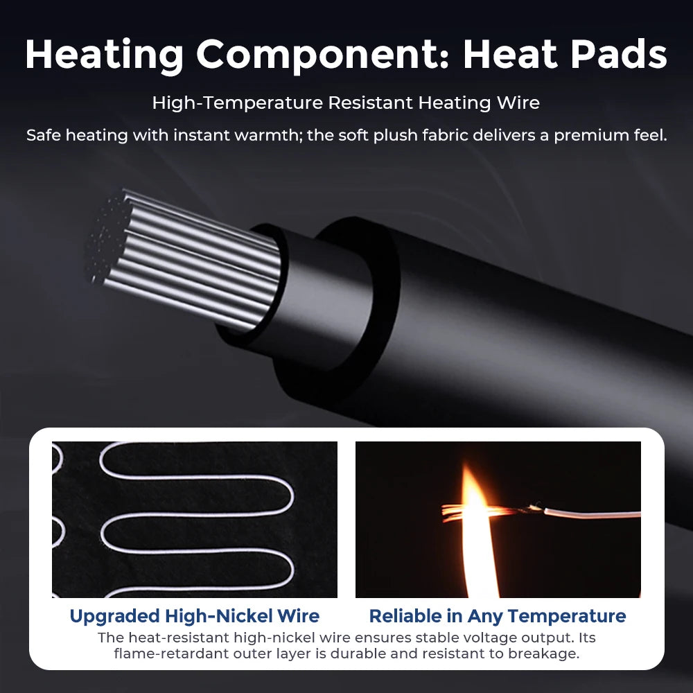 Heated Car Seat Cushion Thermal Pad Warmer for Drivers in Winter Cold Morning Commuting - 12