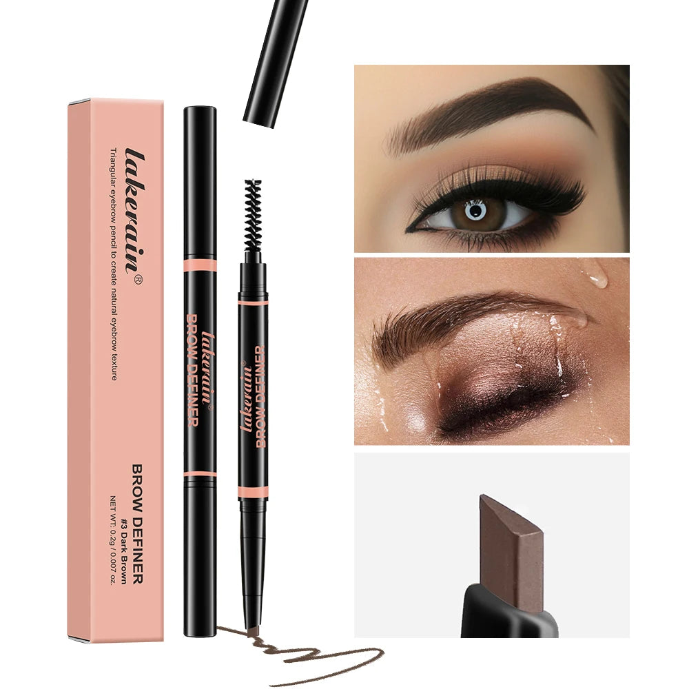 Eyebrow Pencil Waterproof Long Lasting Brow Definer for Precise Makeup Shaping and Grooming - 5