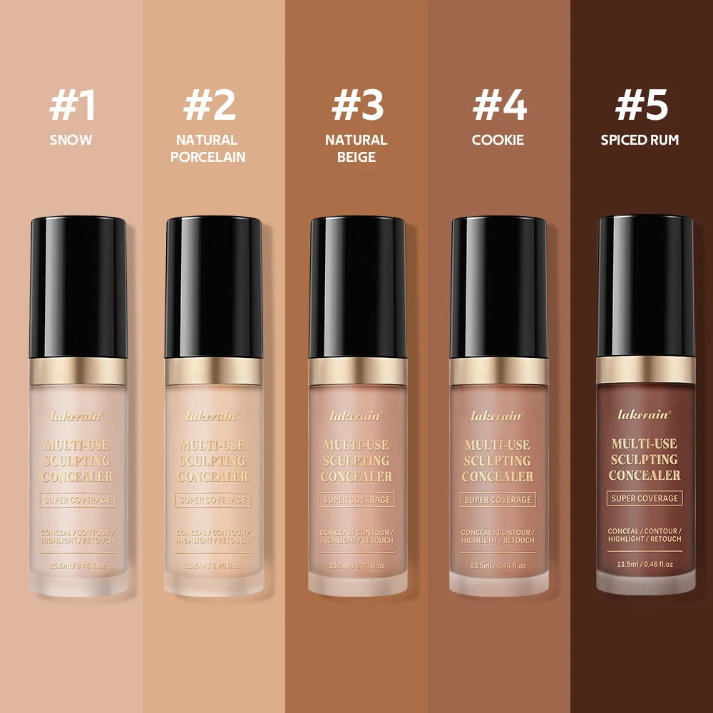 Multi Use Sculpting Concealer Waterproof Matte Coverage for Flawless Face Makeup Daily Routine - 1