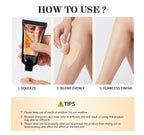 Leg Makeup Body Foundation Long Lasting Concealer for Smooth Skin Finish Everyday