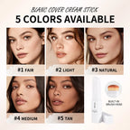 Blanc Cover Cream Stick Hydrating Foundation and Concealer for Daily Makeup Application