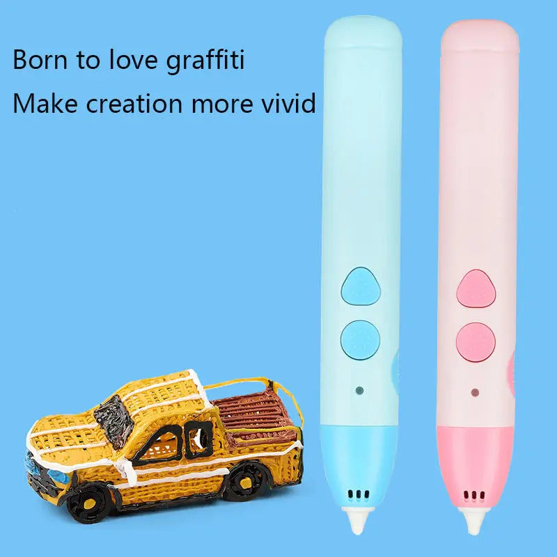 Intelligent 3D Printing Pen Low Temperature Drawing Toys for Children Christmas Birthdays - 3