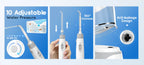 Electric Water Flosser Oral Irrigator with Multiple Tips for Adults at Home