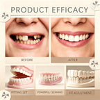 Realistic False Teeth Silicone Dentures Comfort Fit for Adults Seeking a Bright Smile