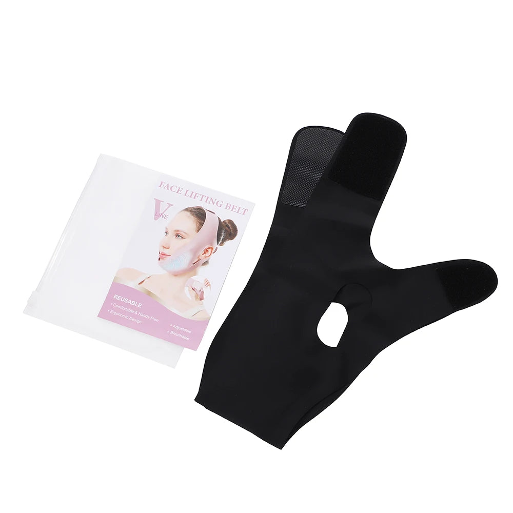 Face Ice Pack V Lifting Bandage Reusable Gel Compress for Home Skincare and Facial Recovery