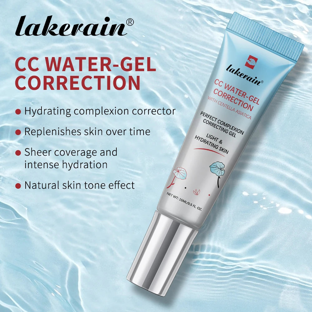 Color Correcting CC Cream Primer Even Skin Tone Moisturizer for Face Daily Makeup Routine