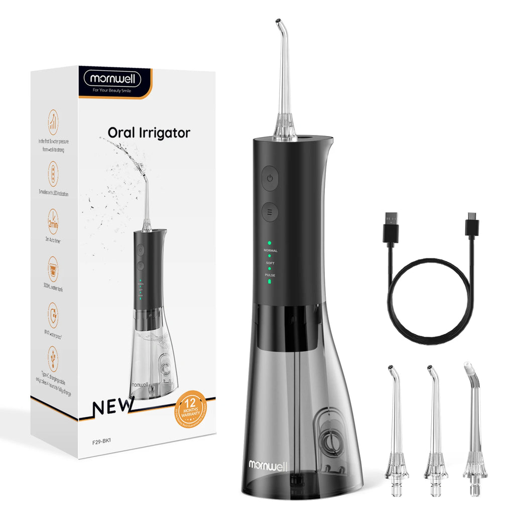 Portable Water Flosser Rechargeable Oral Irrigator for Adults at Home or Travel