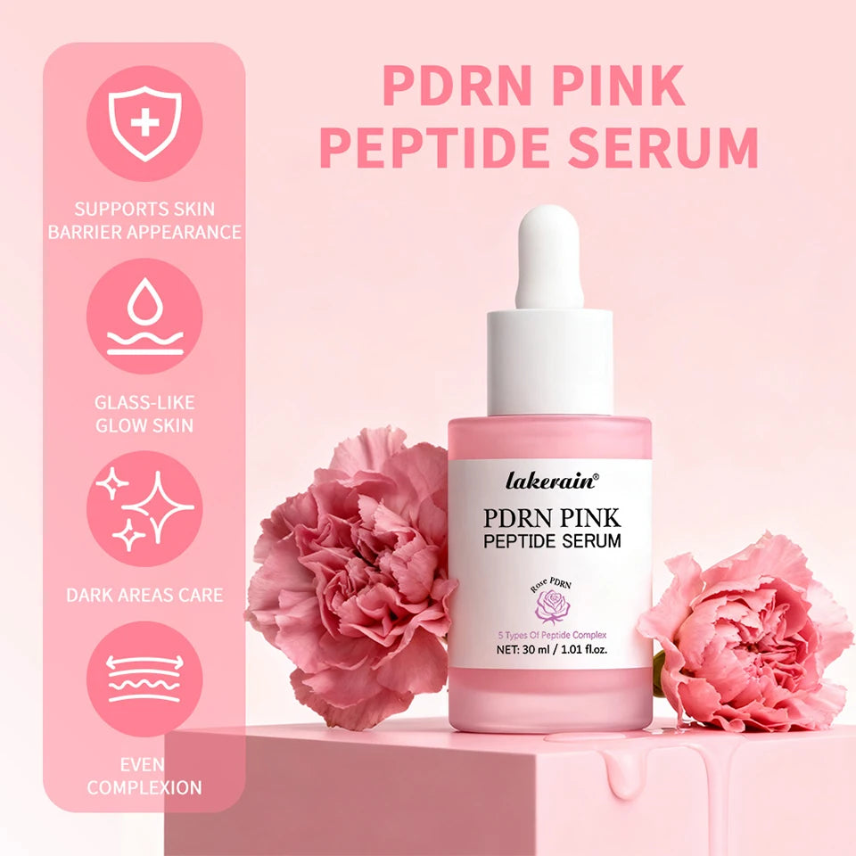 Pore Toner Pad and Peptide Serum Set Deep Moisturizing Glow for Unisex Daily Facial Skin Care