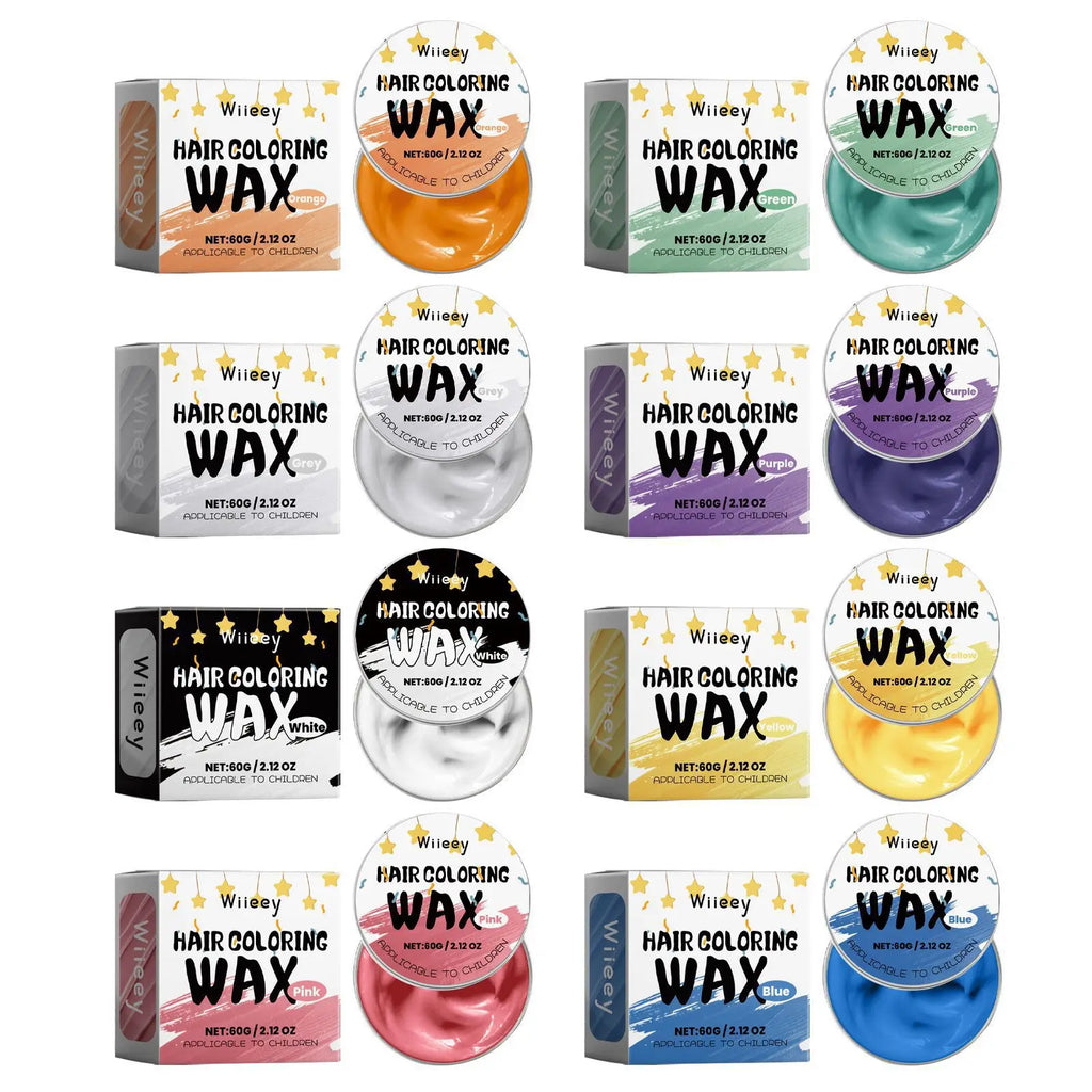 Temporary Hair Color Wax Vibrant Styling Paint for Kids Parties and Daily Fun Styling