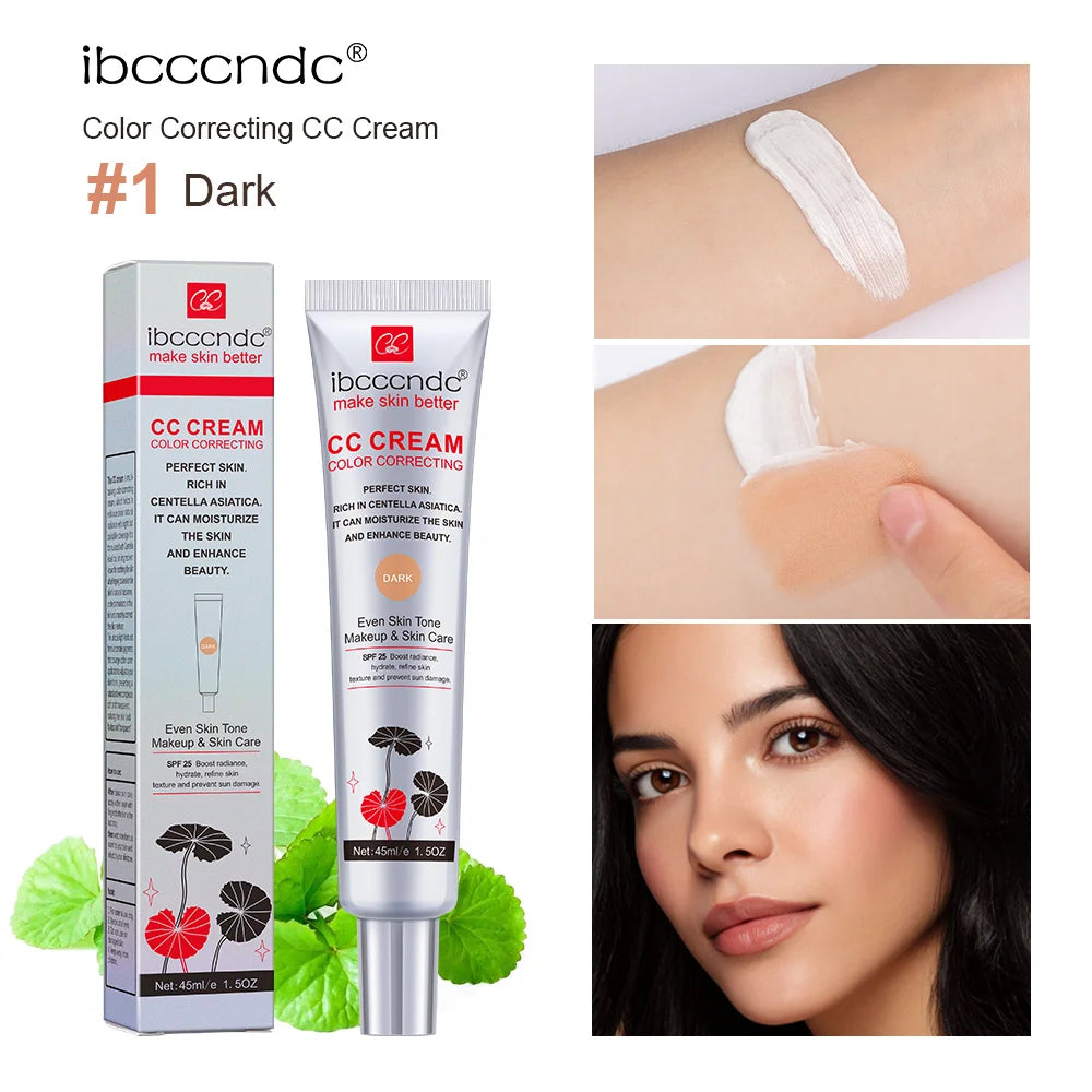 Color Correcting CC Cream Moisturizing Foundation for Flawless Daily Makeup and Sun Protection