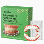 Soft Silicone Snap On Dentures Natural Fit Smile Teeth for Adults at Home Daily Use