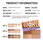 8 Shade Cream Concealer Palette Soft Matte Contour for All Skin Types Daily