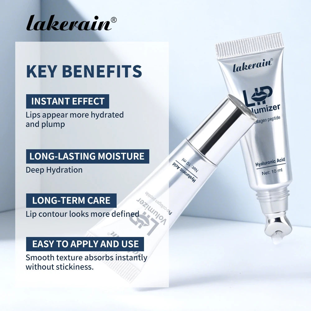 Lip Volumizer Serum Deep Hydration Moisturizing Gloss for Fuller Looking Lips Everyday Use - 3