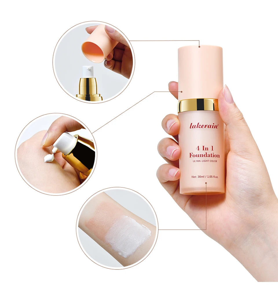 Color Changing Foundation Moisturizing Concealer for Even Skin Toning Daily Makeup Routine - 14
