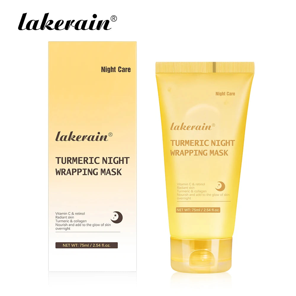 Collagen Turmeric Peel Off Facial Mask Deep Hydration Night Care for Women at Home