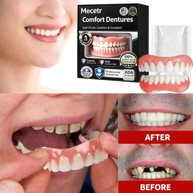 Immediate Denture Bases Soft Comfort Foundation for Edentulous Adults for Daily Dental Restoration