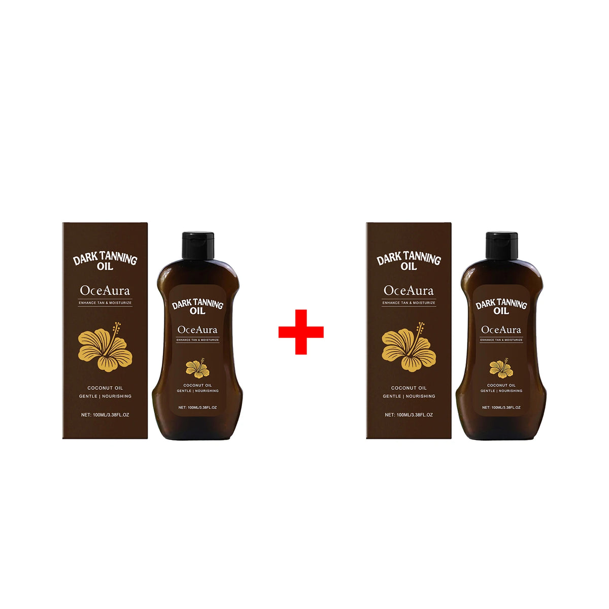 Coconut Oil Dark Tanning Oil Deep Bronze Tan and Moisturizing Skin for Beach Goers and Summer