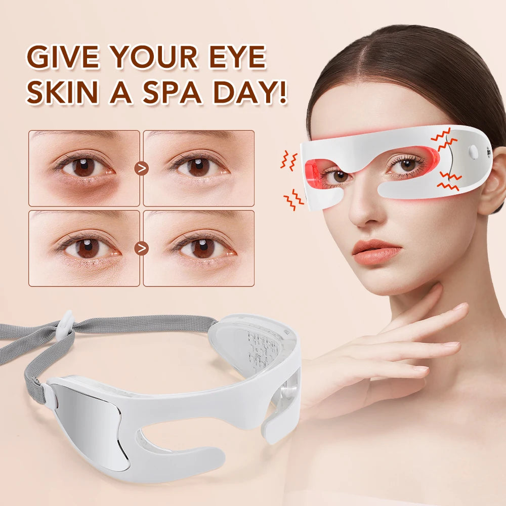 3D Eye Massager Red Light Therapy Device for Relieving Eye Fatigue and Dark Circles at Home - 8