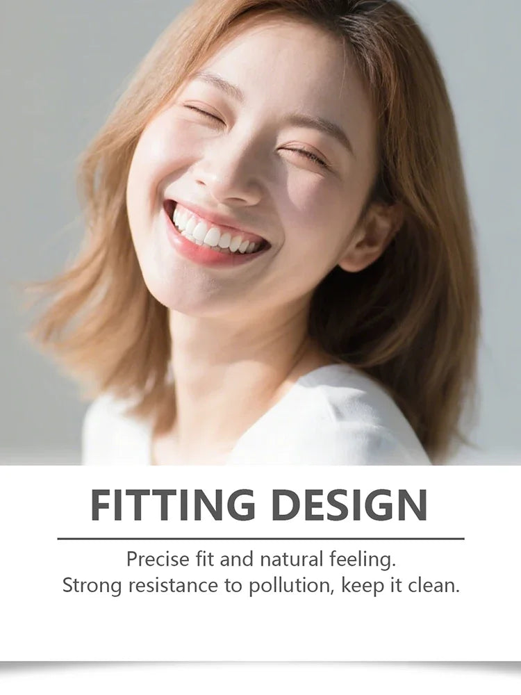 Fake Teeth Dentures Instant Smile Veneers for Men and Women for Natural Looking Oral Comfort